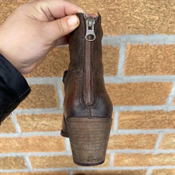 Felmini leather ankle boots 41/9.5 - Picture 9 of 16